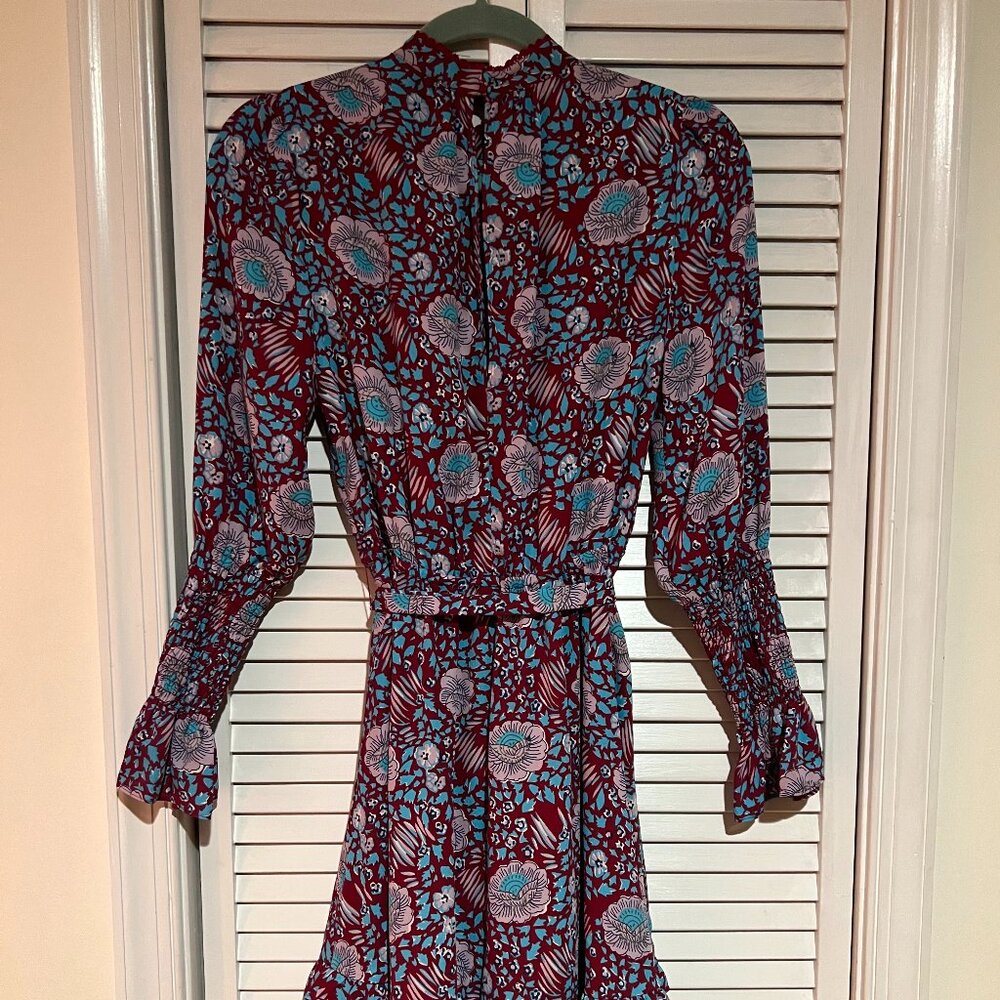 Rebecca Minkoff Floral High Neck Cocktail Dress XS